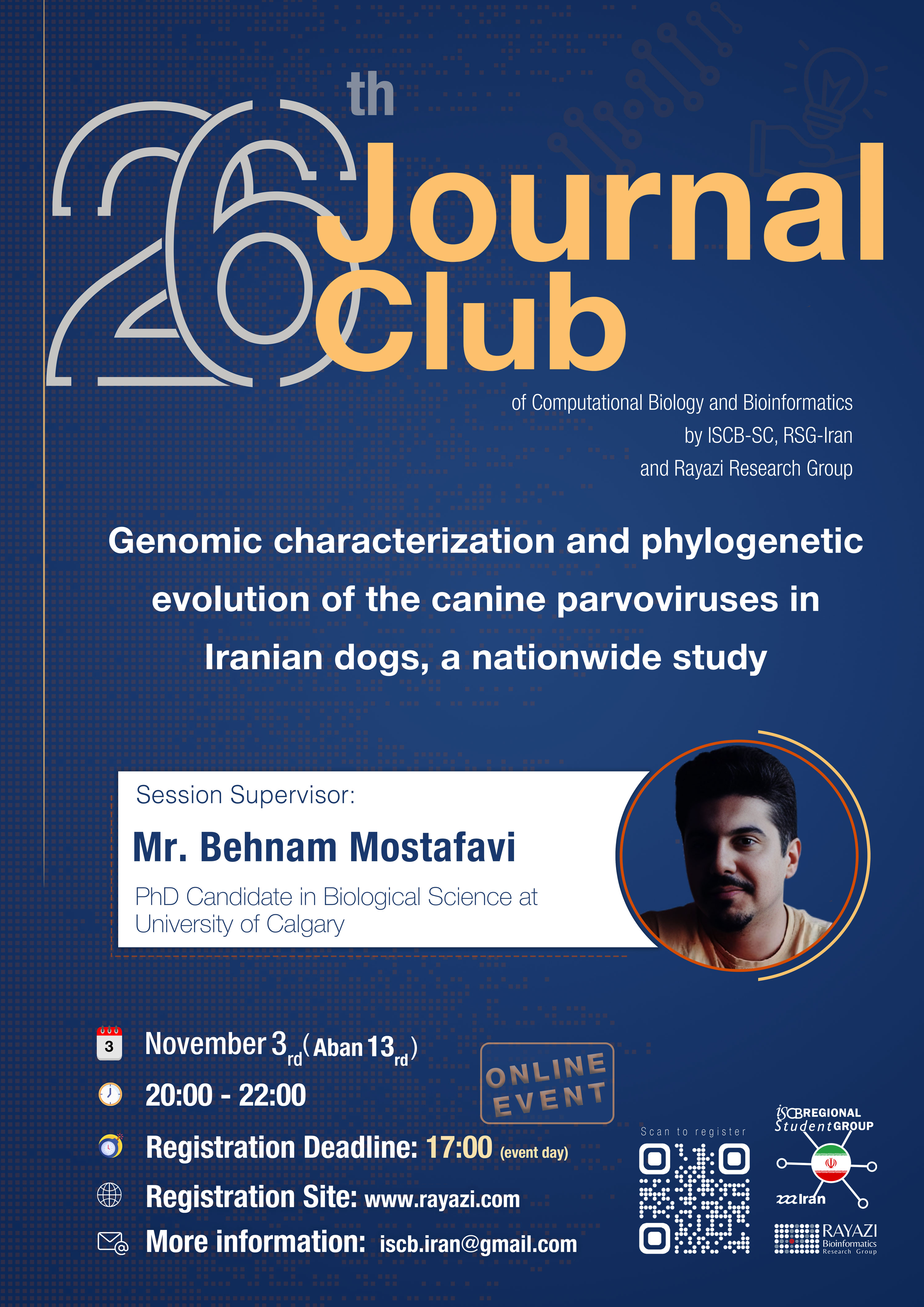 Journal Club - Mr. Behnam Mostafavi