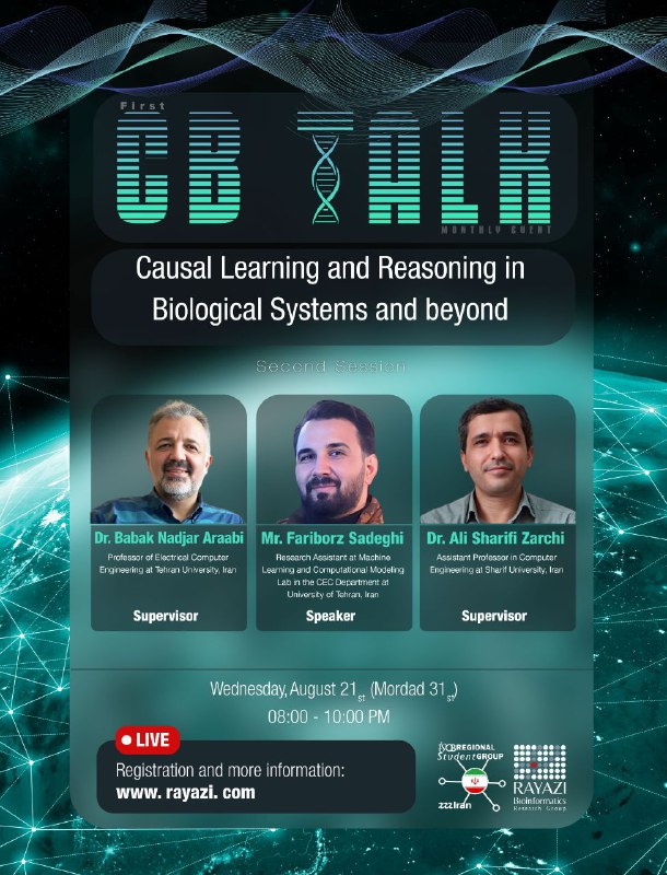 CB Talk - Casual Learning And Reasoning In Biological Systems And Beyond