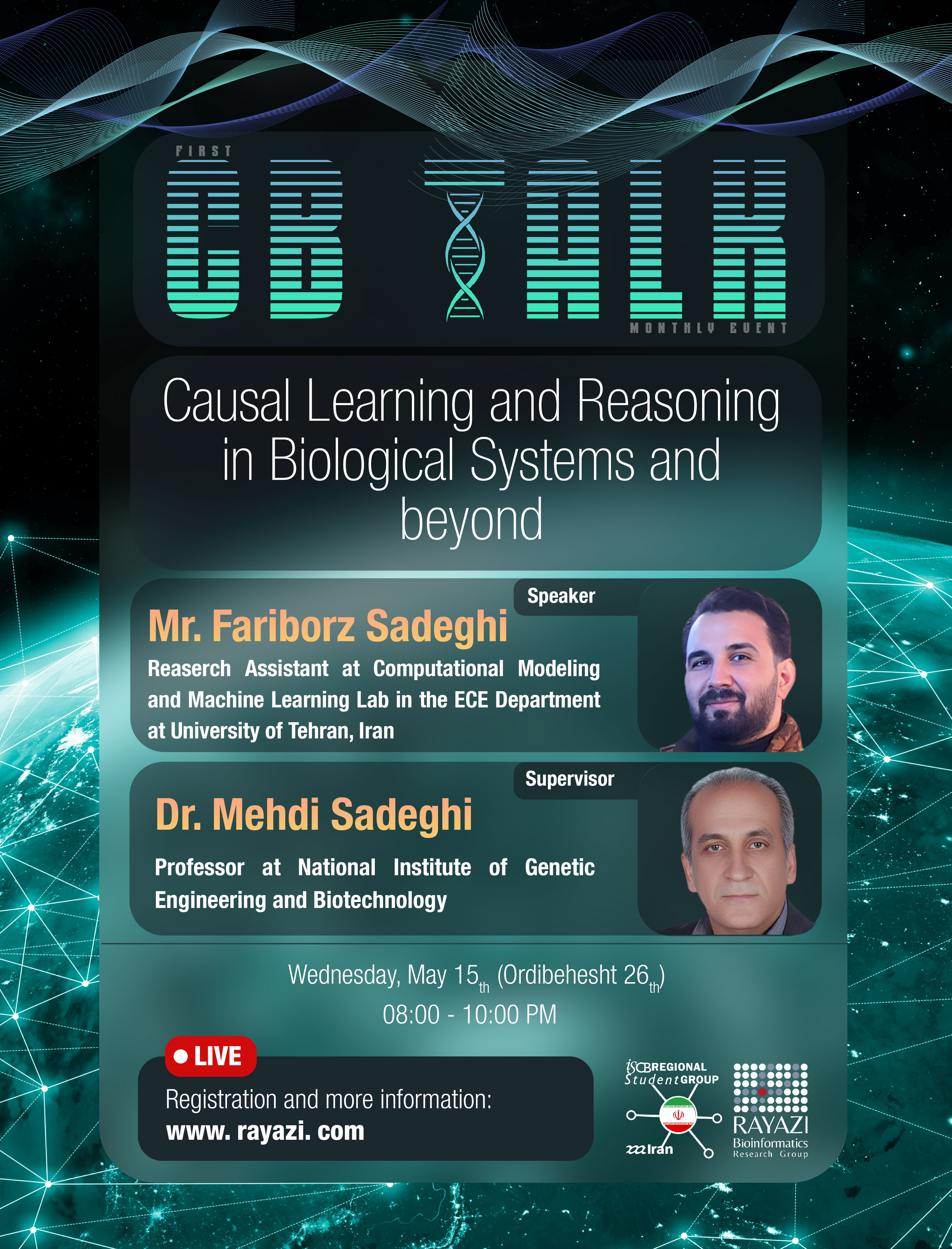 CB Talk - Causal Learning and Reasoning in Biological Systems and Beyond